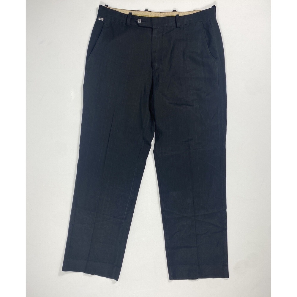 Tommy Bahama pants Men 33x30 (35x29) Silk Straight Black Vacation Resort Coastal